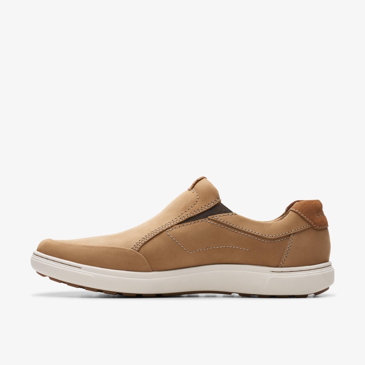 Clarks Mapstone Step Sand Nubuck Sneakers Herre Brune | HGUFA-3018