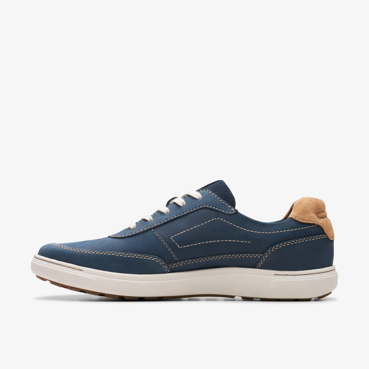 Clarks Mapstone Trail Navy Nubuck Sneakers Herre Mørkeblå | MCHZP-9531