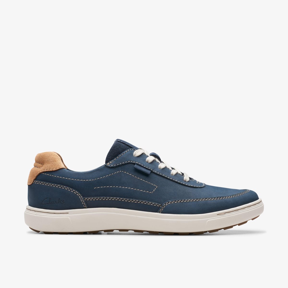 Clarks Mapstone Trail Navy Nubuck Sneakers Herre Mørkeblå | MCHZP-9531