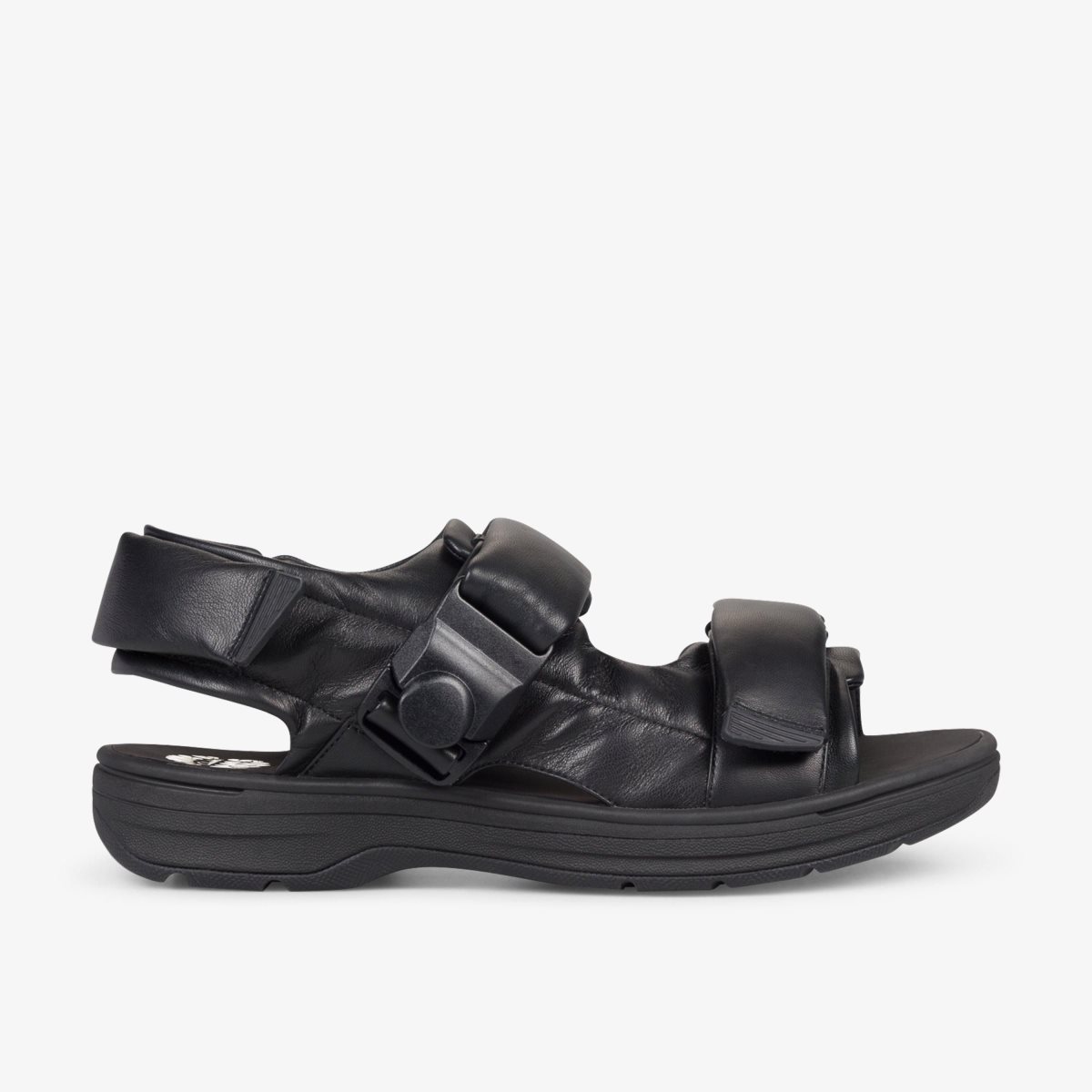 Clarks Martine Rose Mens Sandal 1 Black Leather Sandaler Herre Sort | SMBOY-9276