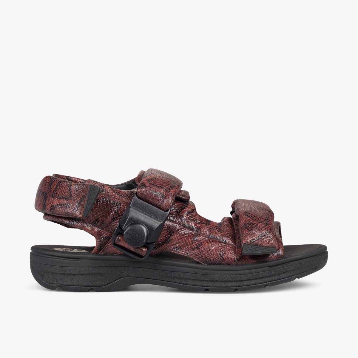 Clarks Martine Rose Mens Sandal 1 Brown Snake Sandaler Herre Brune Slangeprint | ZVIBC-1846