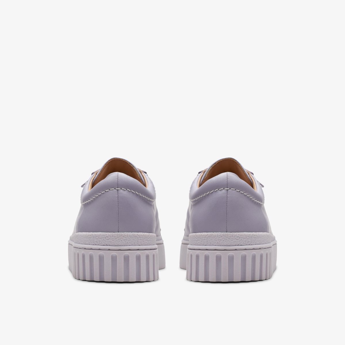 Clarks Mayhill Walk Lilac Leather Platform Sko Dame Lilla | CEAMK-2975