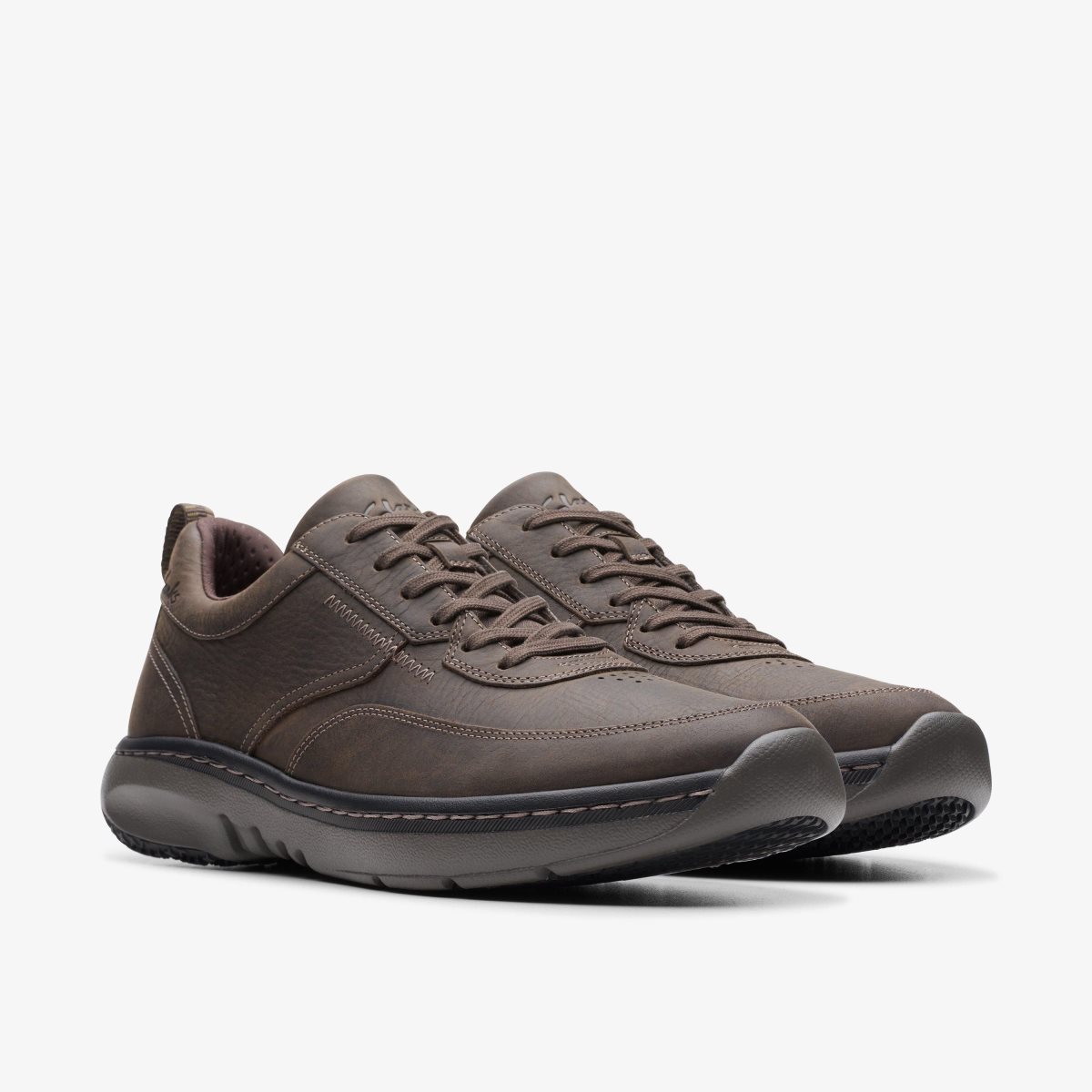 Clarks Pro Lace Dark Brown Tumbled Sneakers Herre Mørkebrune | MEOBL-5984