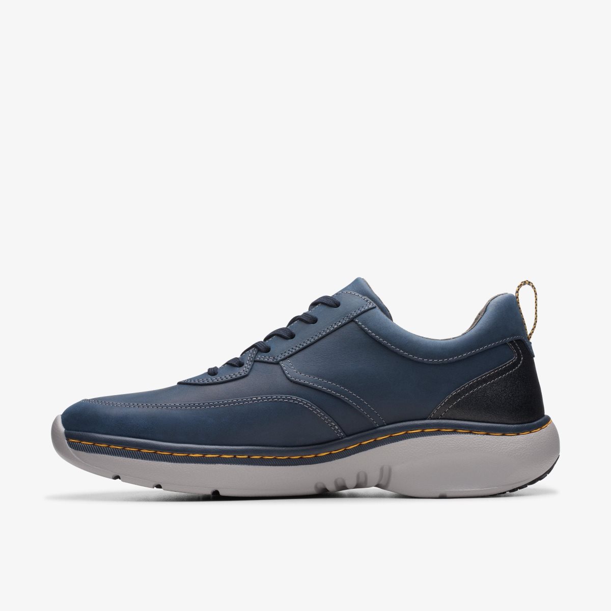 Clarks Pro Lace Navy Leather Sneakers Herre Mørkeblå | BPKXJ-9134