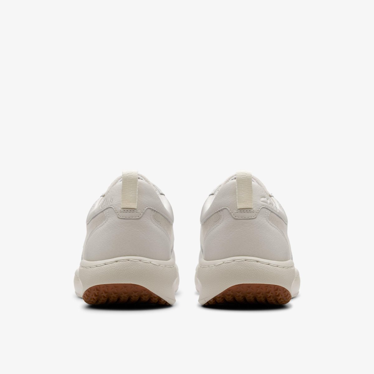 Clarks Pro Lace White Leather Sneakers Herre Hvide | RXZJD-4692