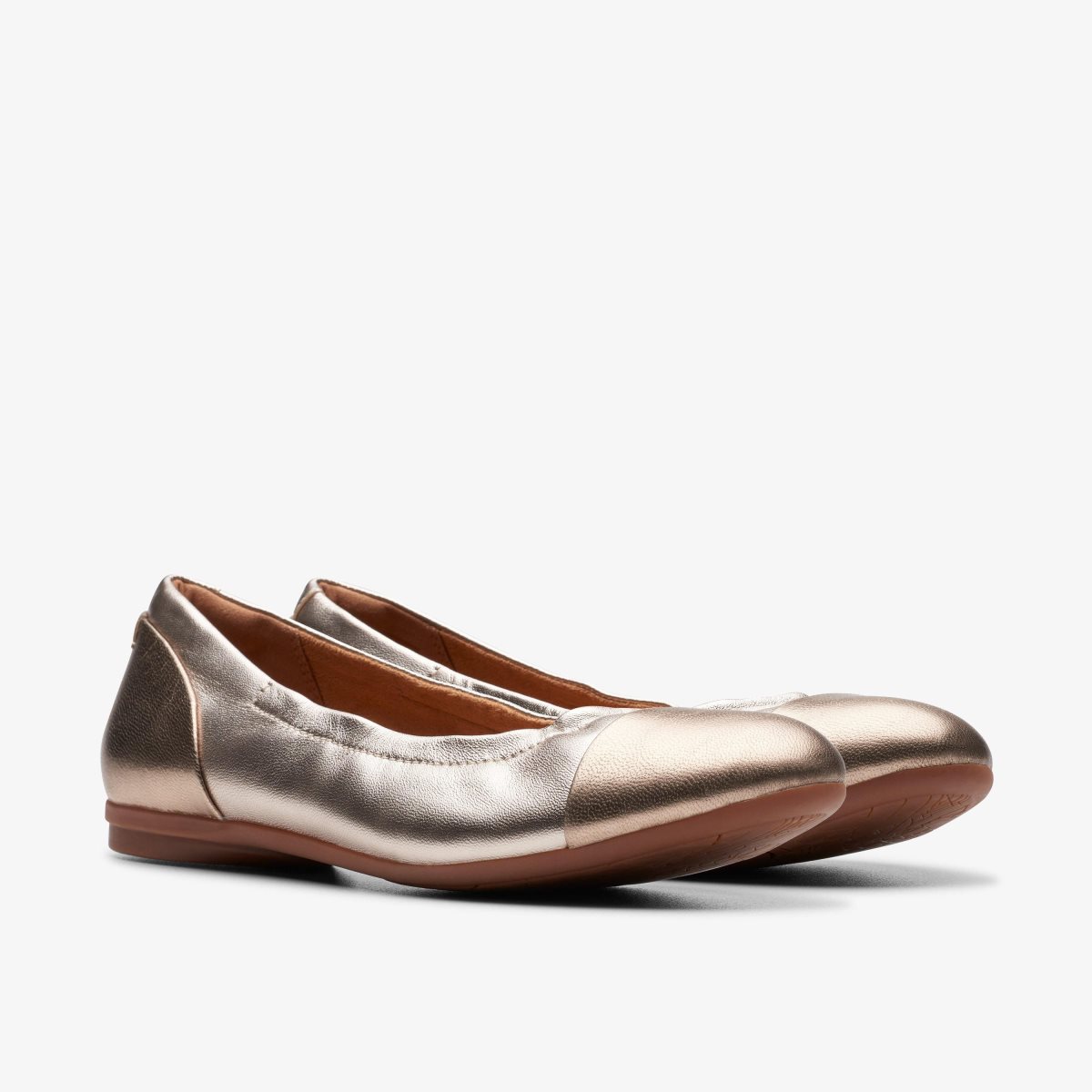 Clarks Rena Jazz Metallic Multicolour Slip Ons Dame Metal | WCSLZ-0567