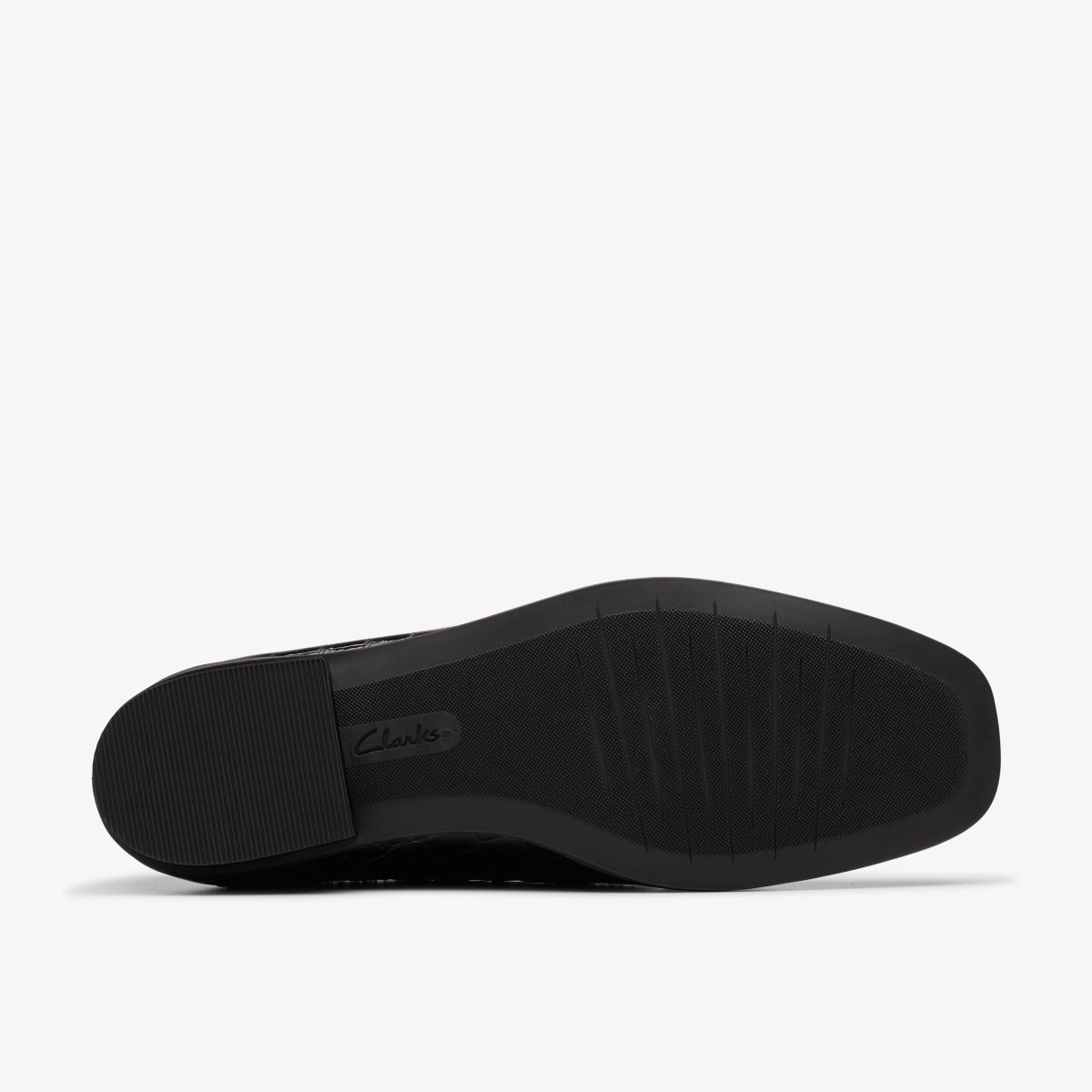 Clarks Sarafyna Freva Black Interest Slip Ons Dame Sort | YLTCS-9137