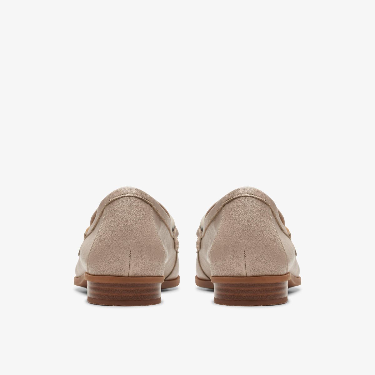 Clarks Sarafyna Iris Stone Leather Slip Ons Dame Grå | ACVXJ-9014