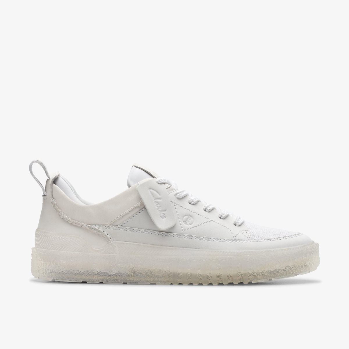 Clarks Somerset Lace Off White Nubuck Sneakers Herre Hvide | MZQJH-4120