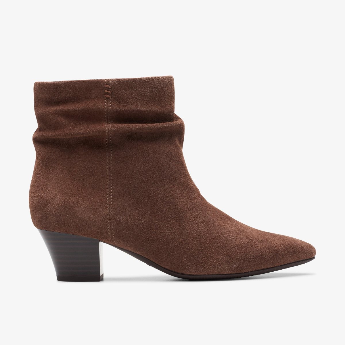 Clarks Teresa Skip Taupe Suede Støvler Dame Grå Brune | PIROL-0651