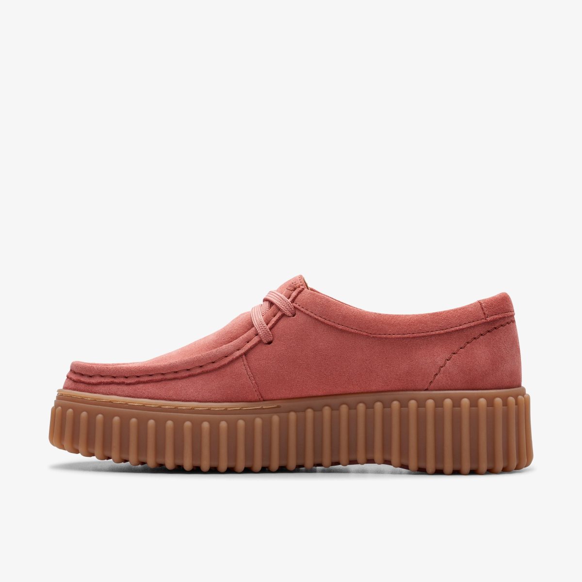 Clarks Torhill Bee Dusty Rose Suede Platform Sko Dame Lyserød | BFGOD-3046