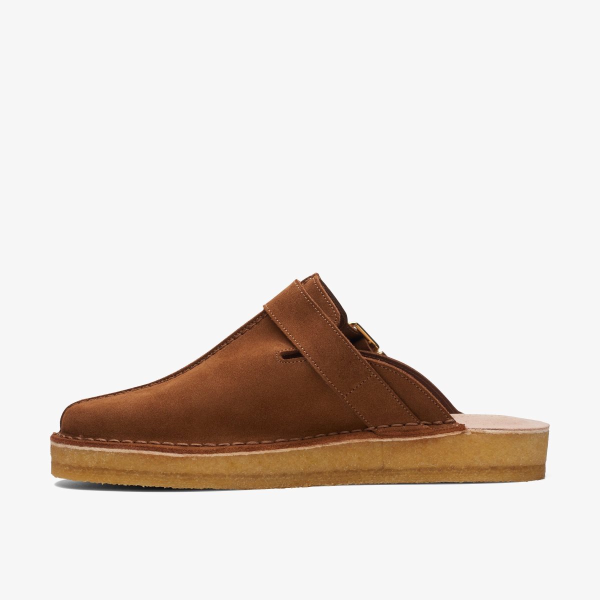 Clarks Trek Mule Caramel Suede Træsko Dame Caramel | FSTRP-0859