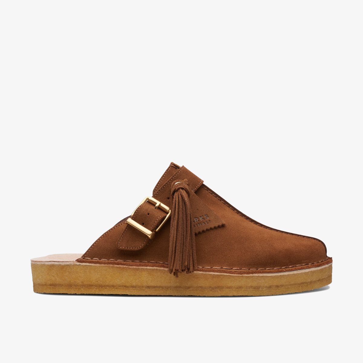 Clarks Trek Mule Caramel Suede Træsko Dame Caramel | FSTRP-0859