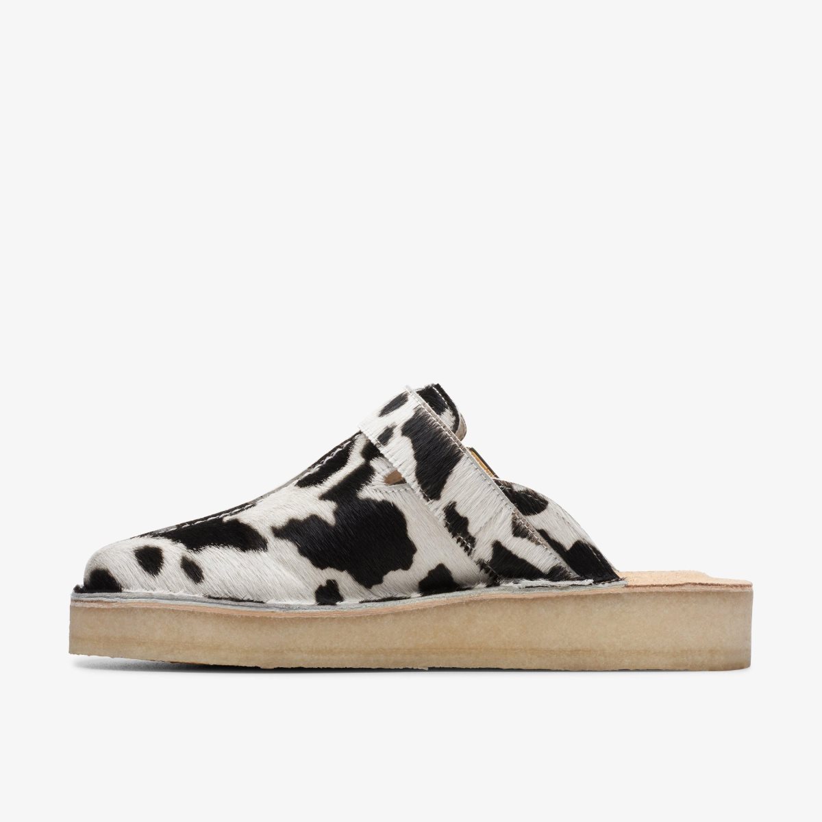 Clarks Trek Mule Cow Print HairOn Træsko Dame Cow Print HairOn | BDHEG-4275