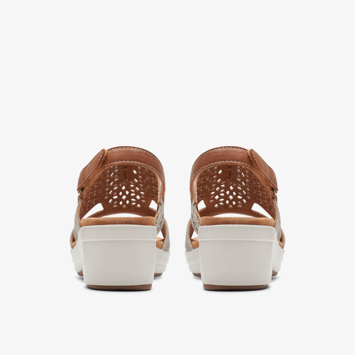 Clarks Tuleah Sun Stone Leather Sandaler Dame Grå | CULXH-3609