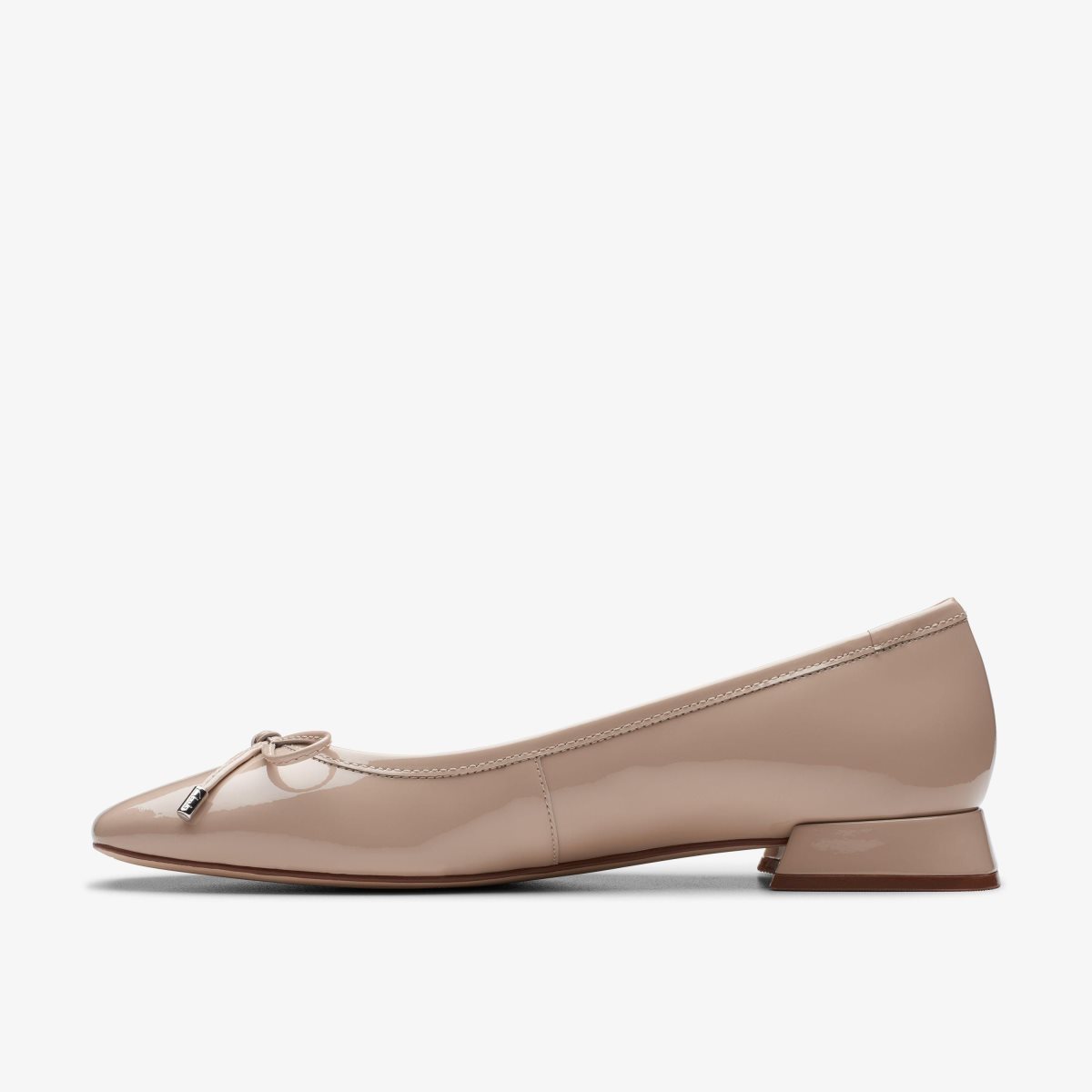 Clarks Ubree 15 Step Sand Patent Slip Ons Dame Brune | ISGHY-6053