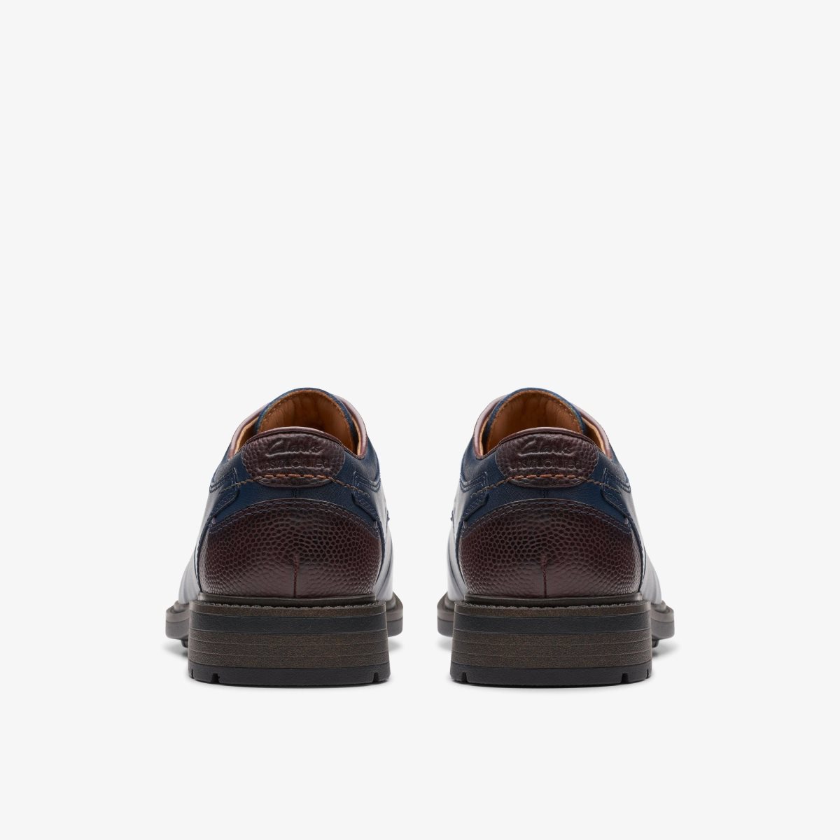 Clarks Un Shire Vibe Navy Combination Pæne Sko Herre Mørkeblå | OACUG-3896