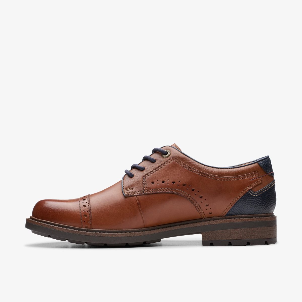 Clarks Un Shire Vibe Tan Combination Pæne Sko Herre Brune | GNSMV-1697