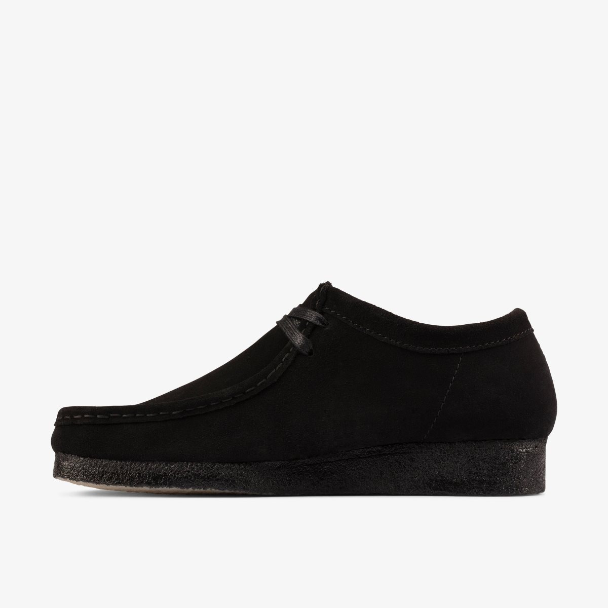 Clarks Wallabee Black Suede Wallabees Herre undefined | EXWBO-1059