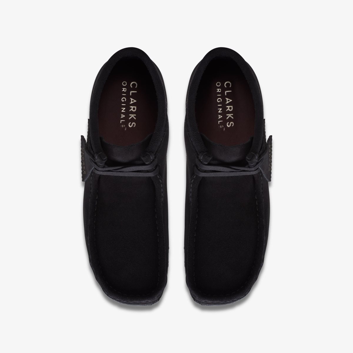 Clarks Wallabee Boot Black Suede Wallabees Herre Sort | VAFWK-4138