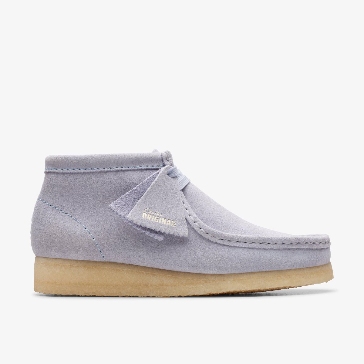 Clarks Wallabee Boot Cloud Grey Suede Støvler Dame Grå | RNLEK-9306