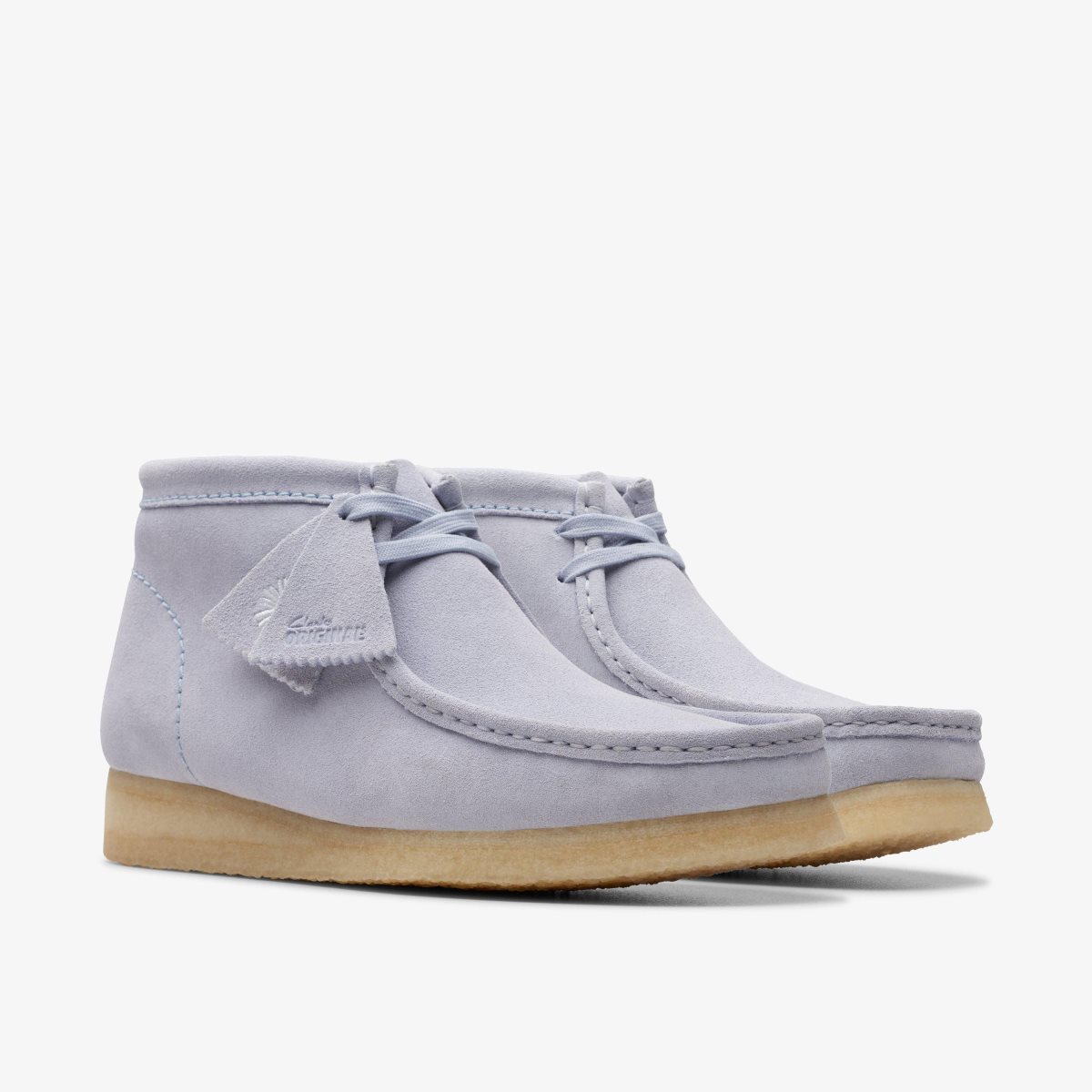 Clarks Wallabee Boot Cloud Grey Suede Wallabees Herre Grå | ZFTMR-6425