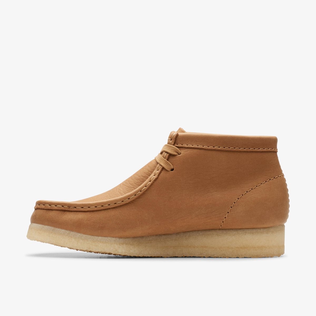 Clarks Wallabee Boot Mid Tan Leather Støvler Dame Brune | GFLSN-0438