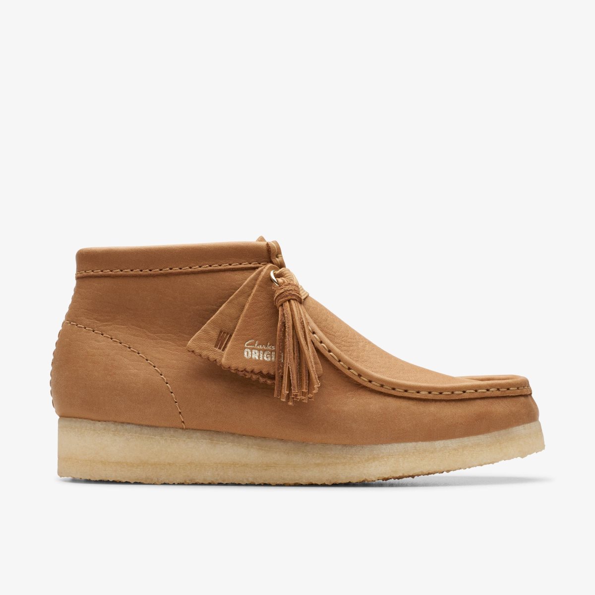 Clarks Wallabee Boot Mid Tan Leather Støvler Dame Brune | GFLSN-0438