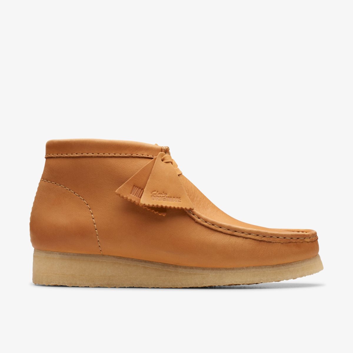 Clarks Wallabee Boot Mid Tan Leather Wallabees Herre Brune | FCAQO-2841