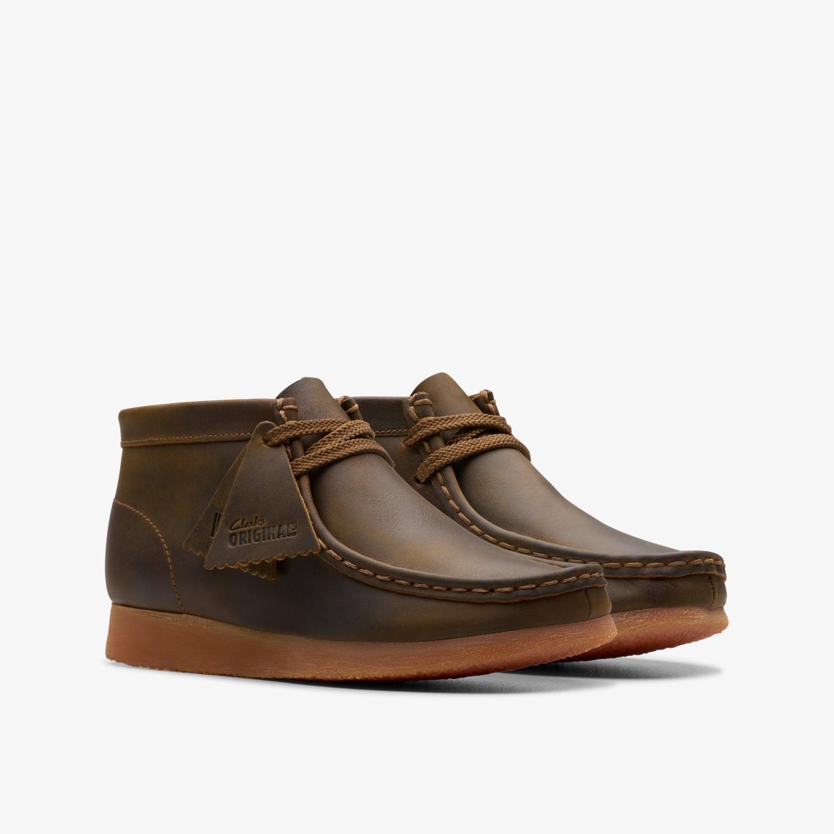 Clarks Wallabee Boot Older Beeswax Originale Sko Børn Beeswax | WYPBC-6479