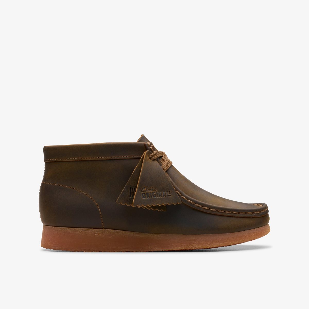 Clarks Wallabee Boot Older Beeswax Originale Sko Børn Beeswax | WYPBC-6479