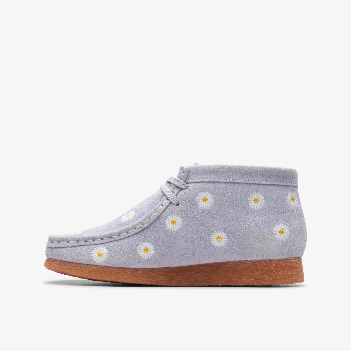 Clarks Wallabee Boot Older Cloud Grey Originale Sko Børn Grå | OITXM-0381