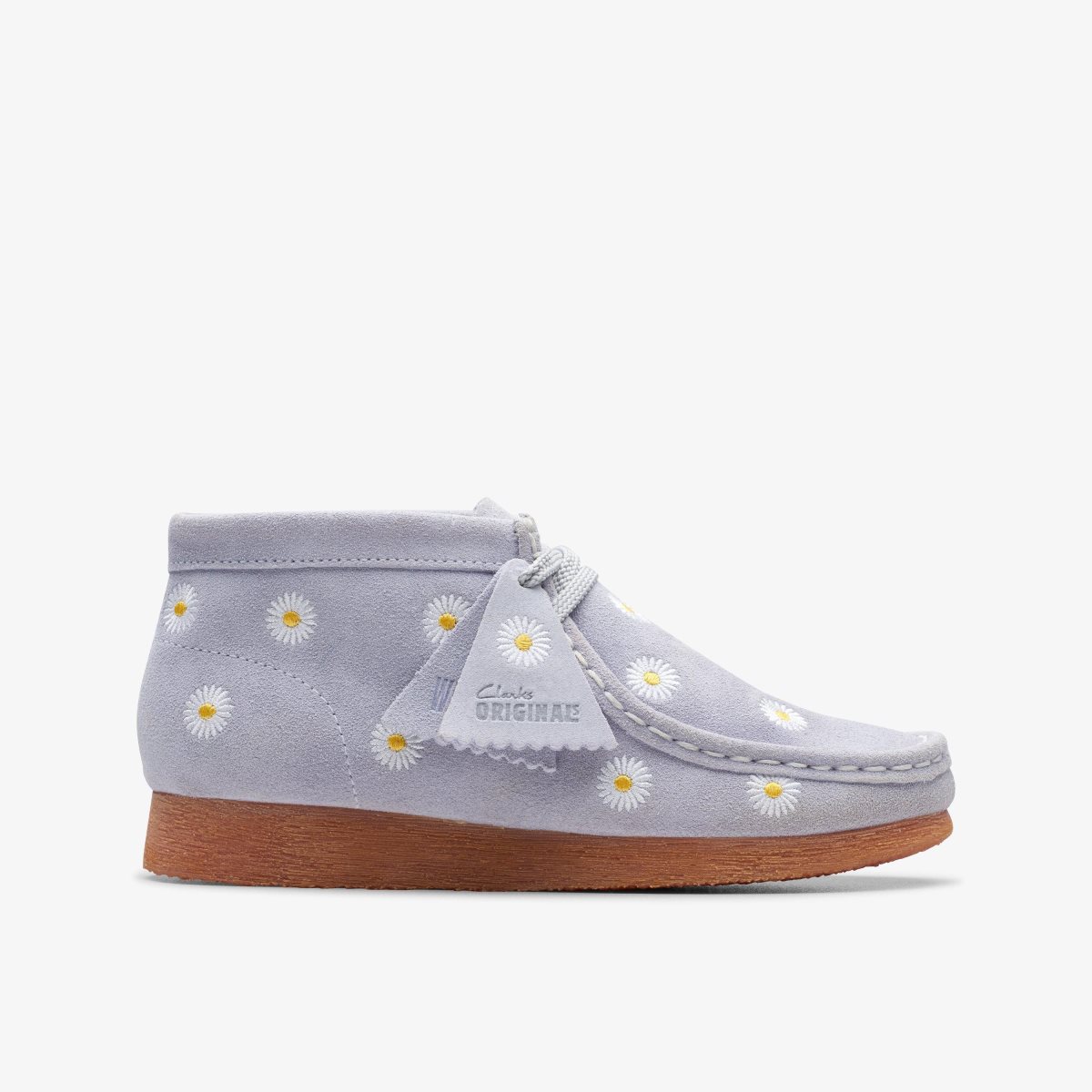 Clarks Wallabee Boot Older Cloud Grey Originale Sko Børn Grå | OITXM-0381