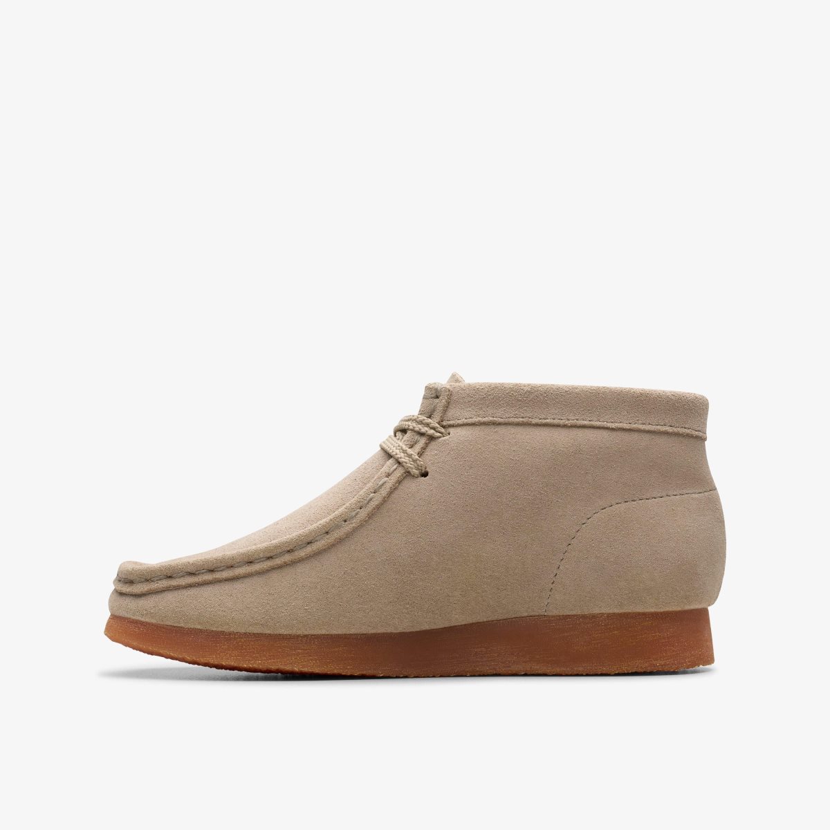 Clarks Wallabee Boot Older Sand Originale Sko Børn Brune | TZMVI-3768