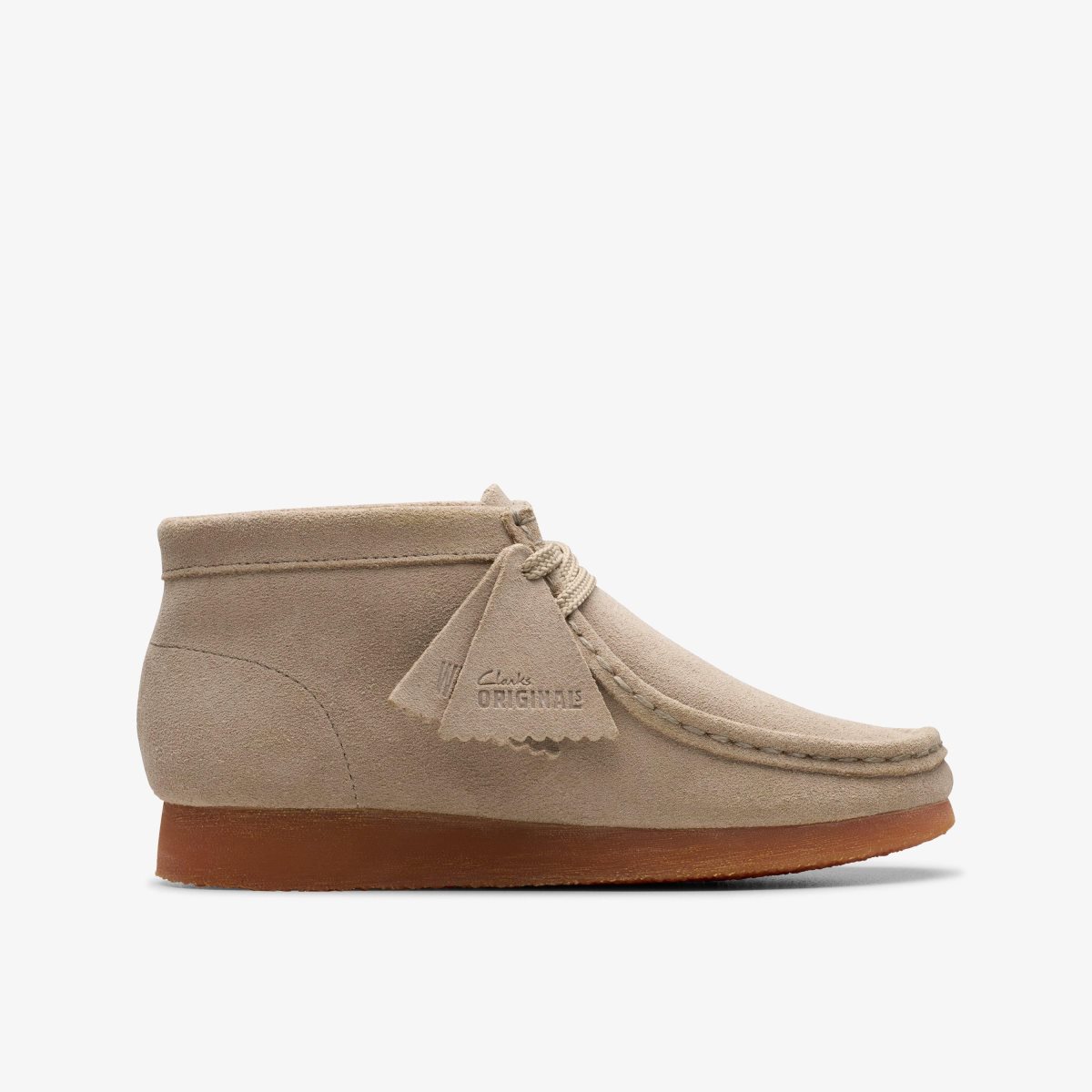 Clarks Wallabee Boot Older Sand Originale Sko Børn Brune | TZMVI-3768