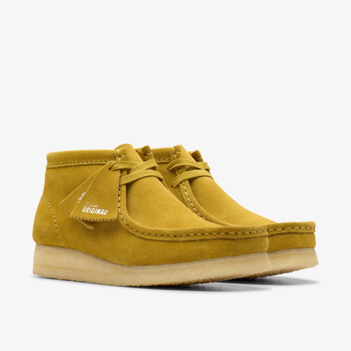 Clarks Wallabee Boot Olive Suede Støvler Dame Olivengrøn | MXIUT-4392