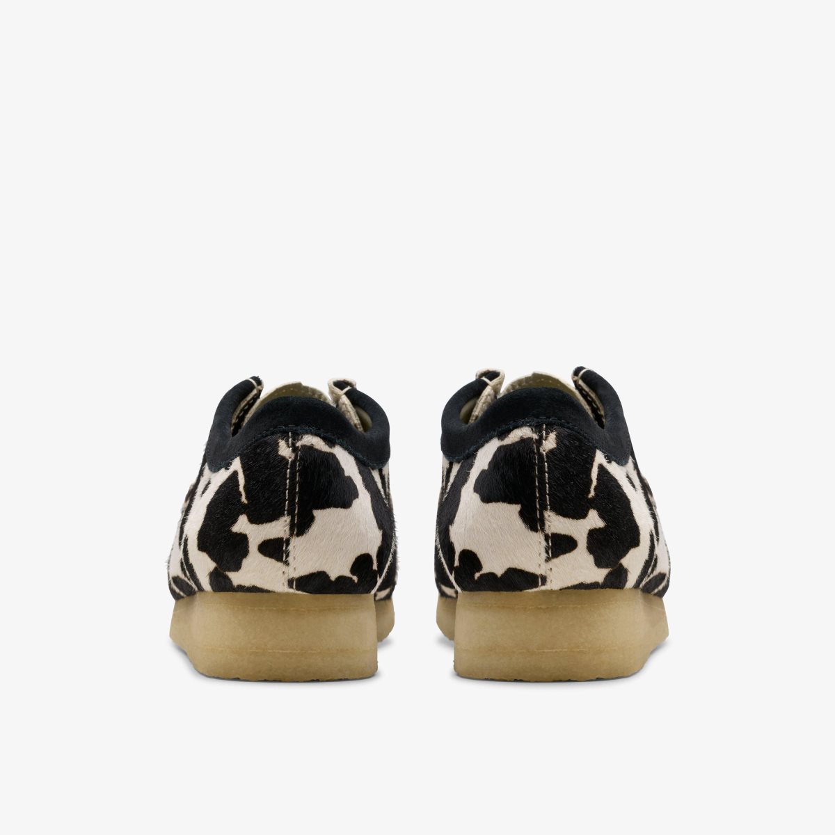 Clarks Wallabee Cow Print HairOn Wallabees Herre Cow Print HairOn | LCFPB-8179