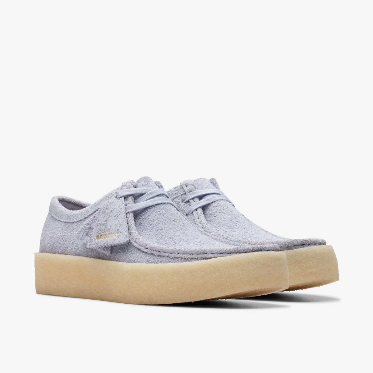 Clarks Wallabee Cup Cloud Grey Suede Wallabees Herre Grå | FTQEA-6418