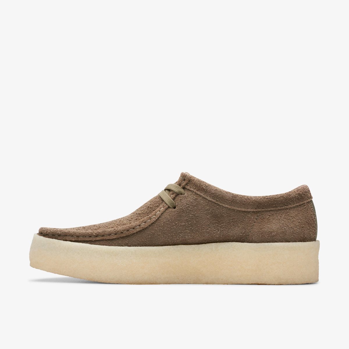 Clarks Wallabee Cup Pale Khaki Suede Wallabees Herre Khaki | HVSFE-3964