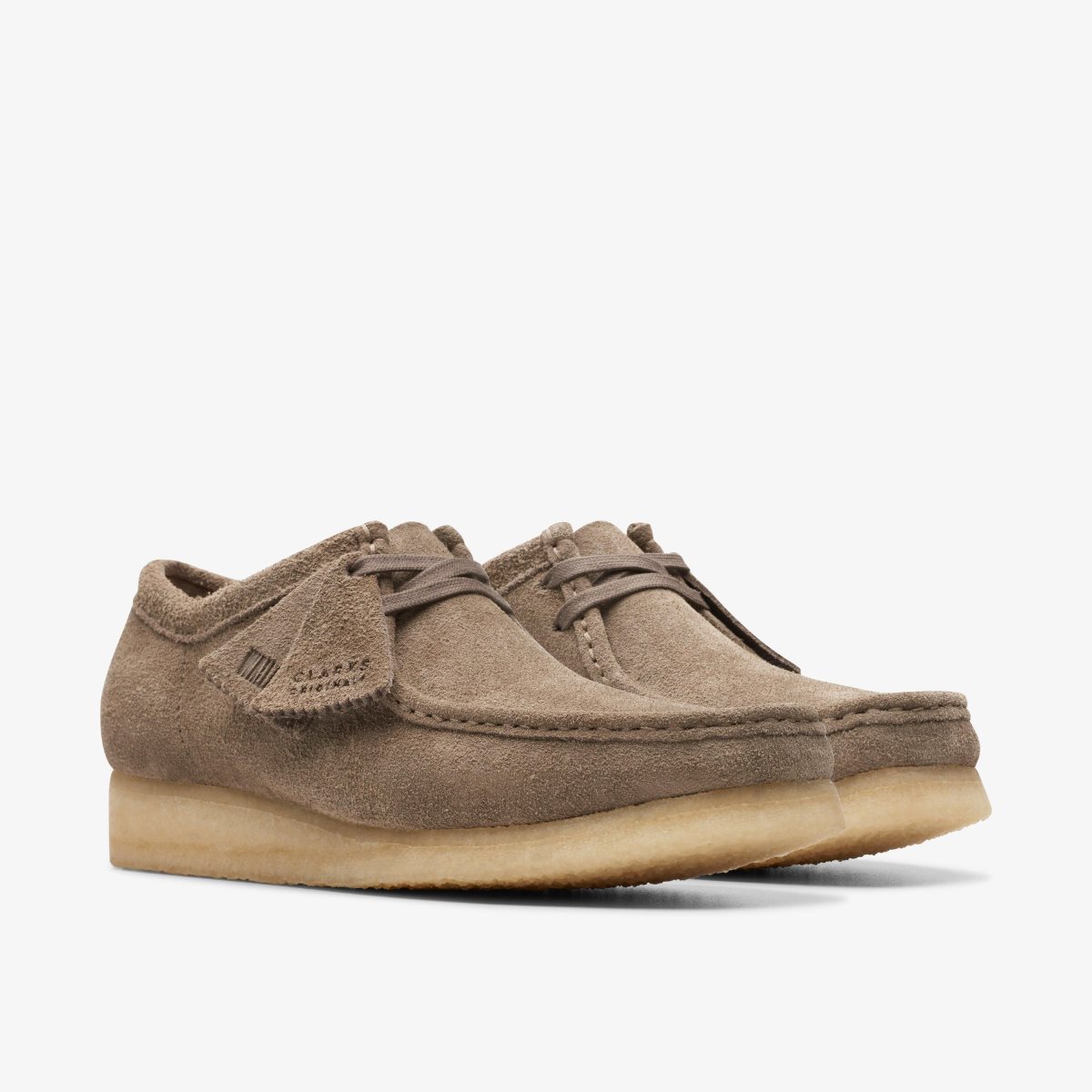 Clarks Wallabee Dark Grey Suede Wallabees Herre Mørkegrå | LPRWQ-3504