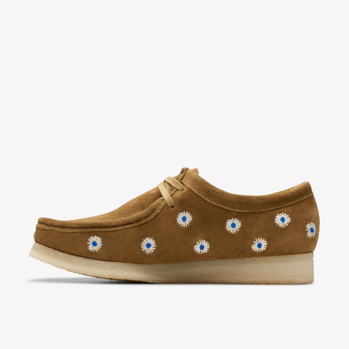 Clarks Wallabee Dark Olive Embroidery Wallabees Herre Mørkeolivengrøn | RUZXT-5237