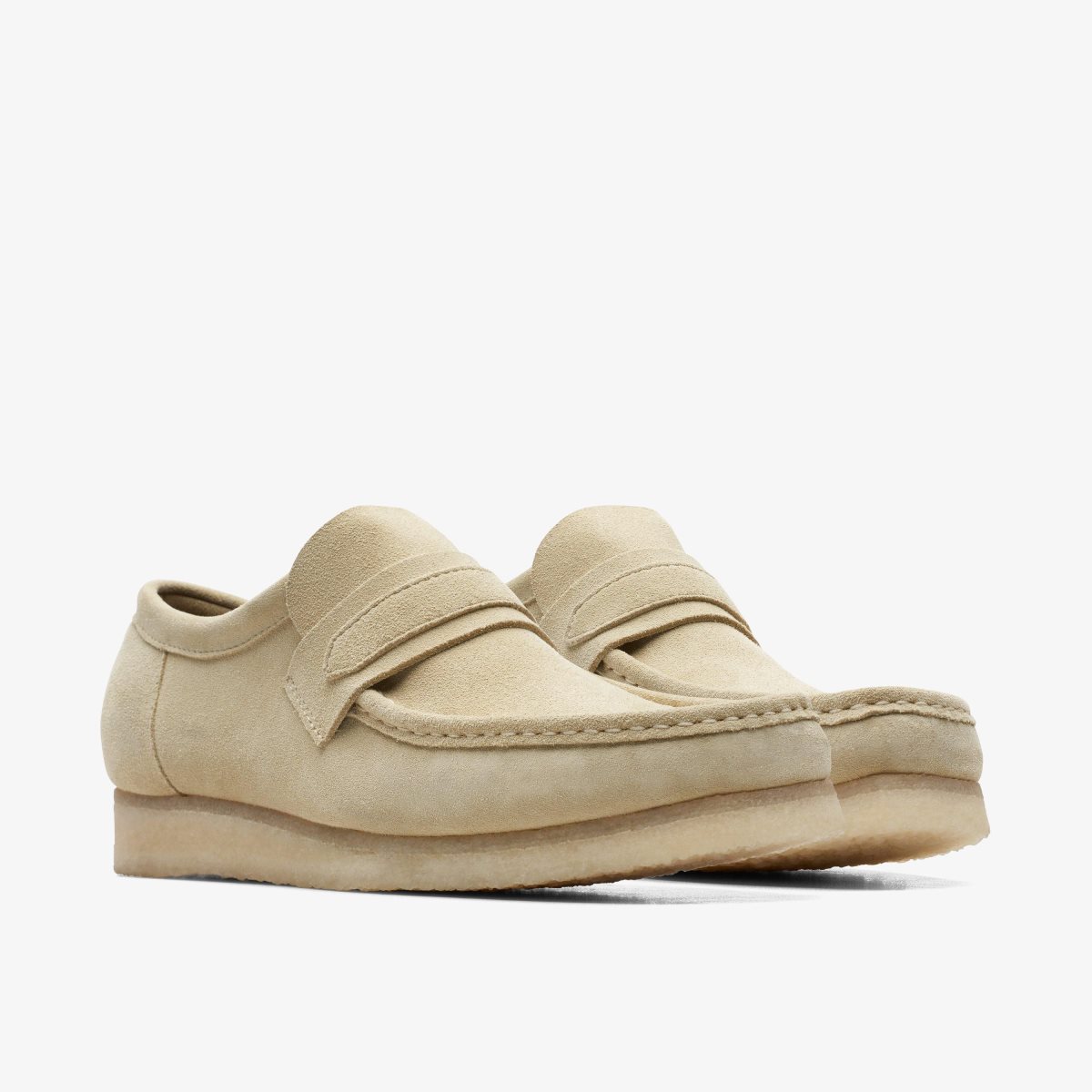 Clarks Wallabee Loafer Maple Suede Wallabees Herre Maple | SMCVZ-7581