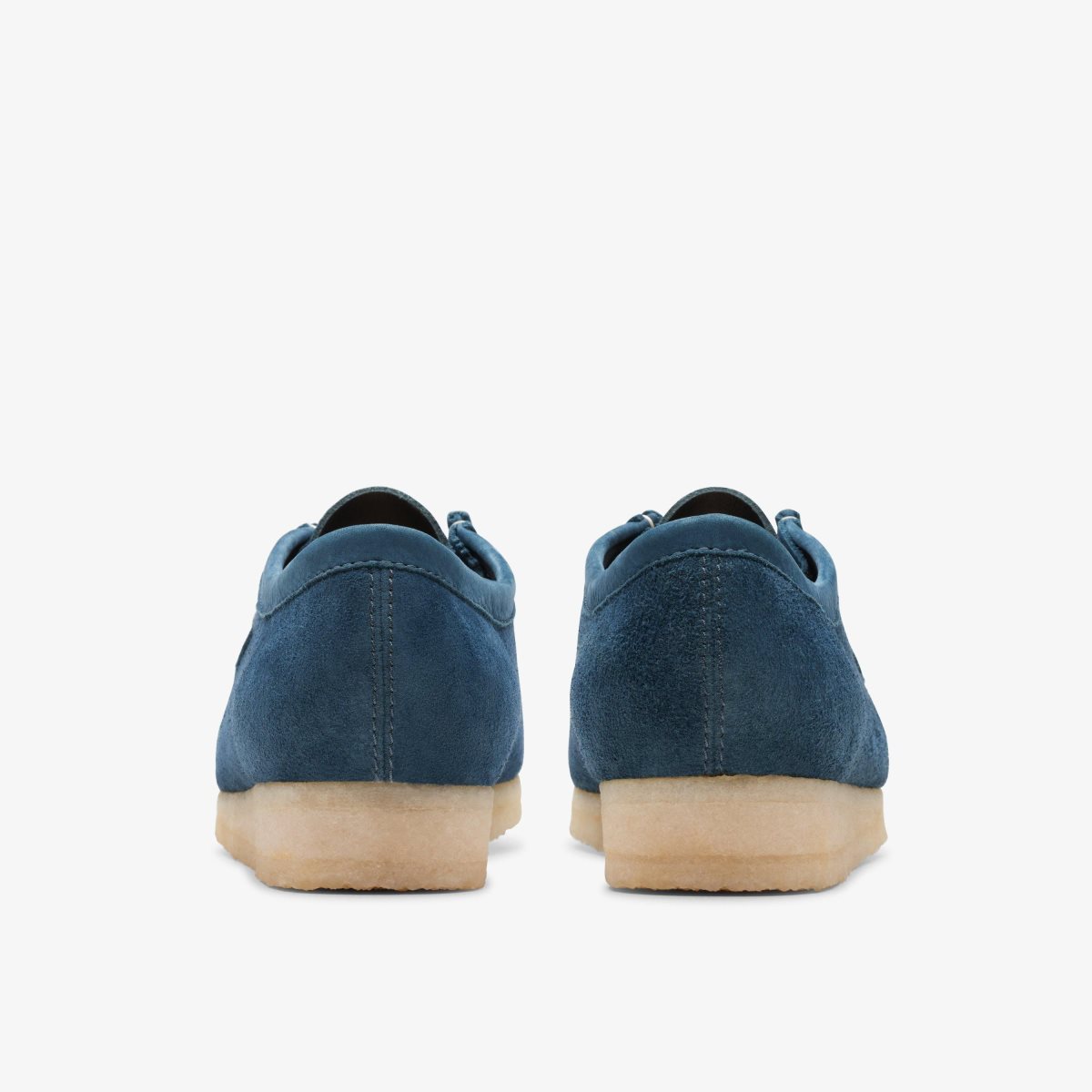 Clarks Wallabee Navy/Teal Suede Wallabees Herre Mørkeblå Turkis | UAYGC-5063