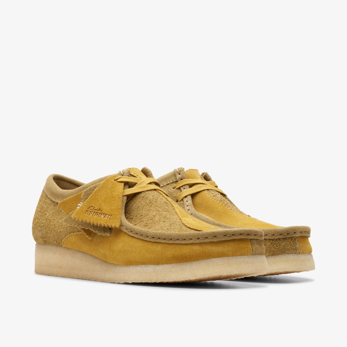 Clarks Wallabee Olive Combination Wallabees Herre Olivengrøn | EBPNI-8093