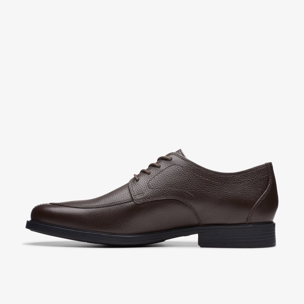 Clarks Whiddon Apron Dark Brown Tumbled Pæne Sko Herre Mørkebrune | KRJVE-3061